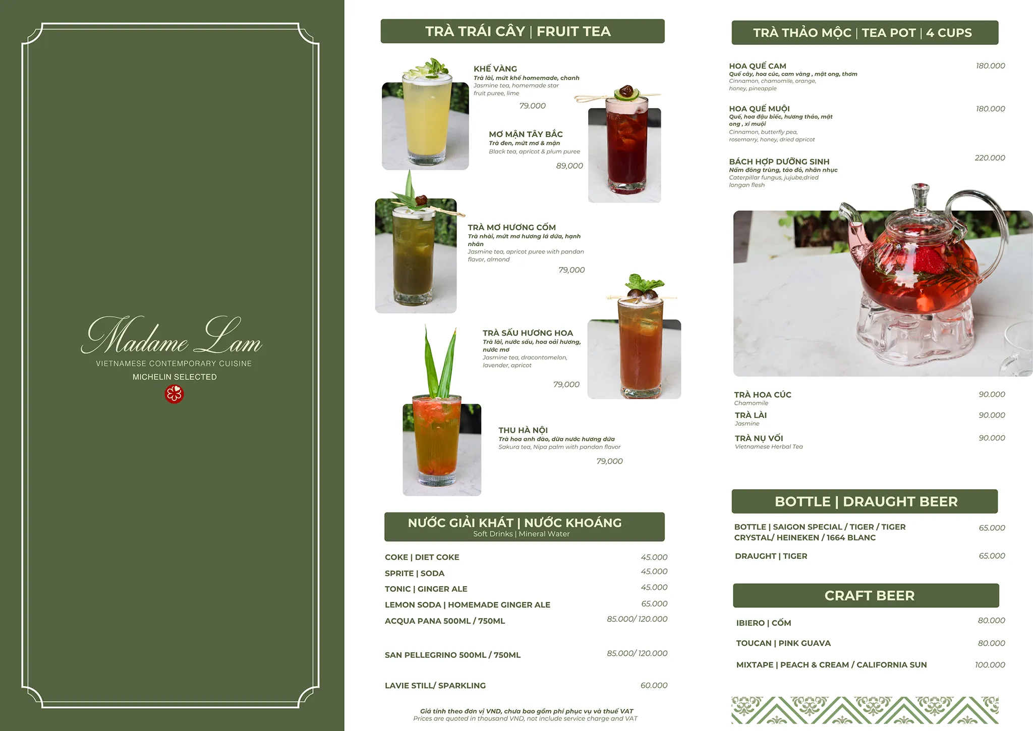 Madame Lam Drinks