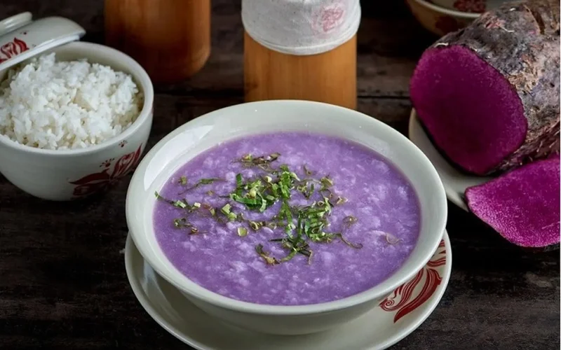 Canh khoai mỡ với vị bùi, ngọt của khoai