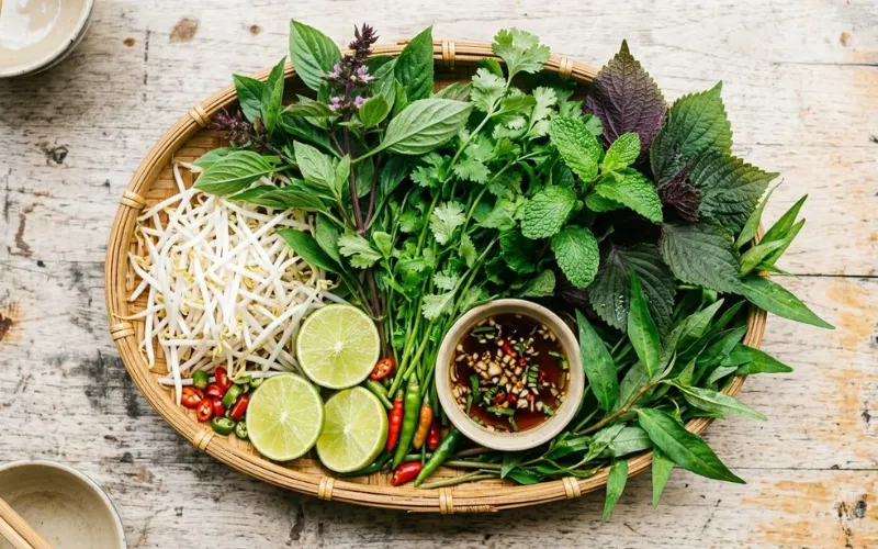Rau thơm mảnh ghép nhỏ góp phần tạo nên hương vị và bản sắc của ẩm thực Việt